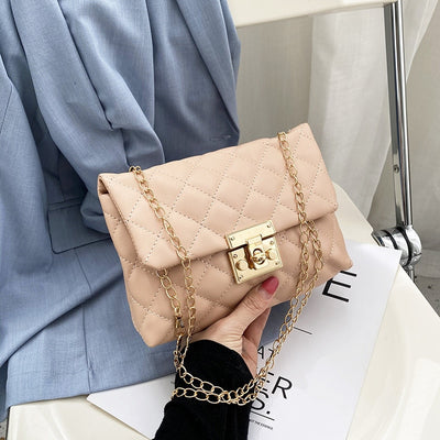 Embroidery Thread Small PU Leather Crossbody Bags For Women 2022 Trend Handbag Female Casual Branded Shoulder Handbags New